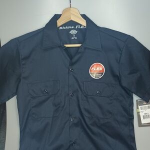 Dickies Men's Navy Blue Flex Shirt
